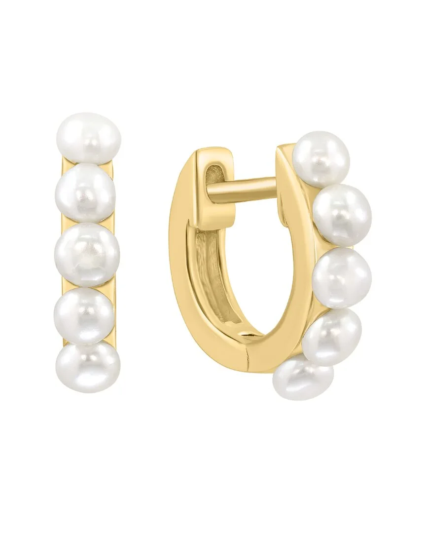 Gold Over Silver 2.5Mm Pearl Earrings by Effy Fine Jewelry
