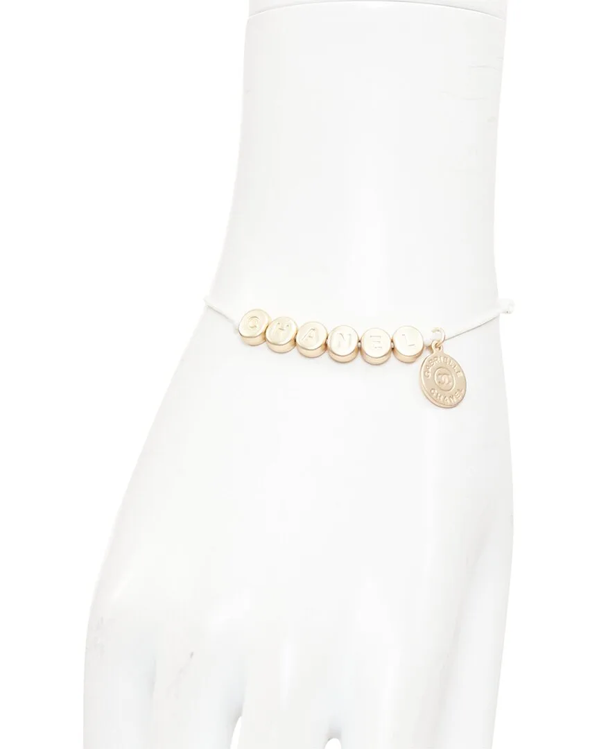Letter Bead Lucky Bracelet (authentic Pre-Loved) by CHANEL