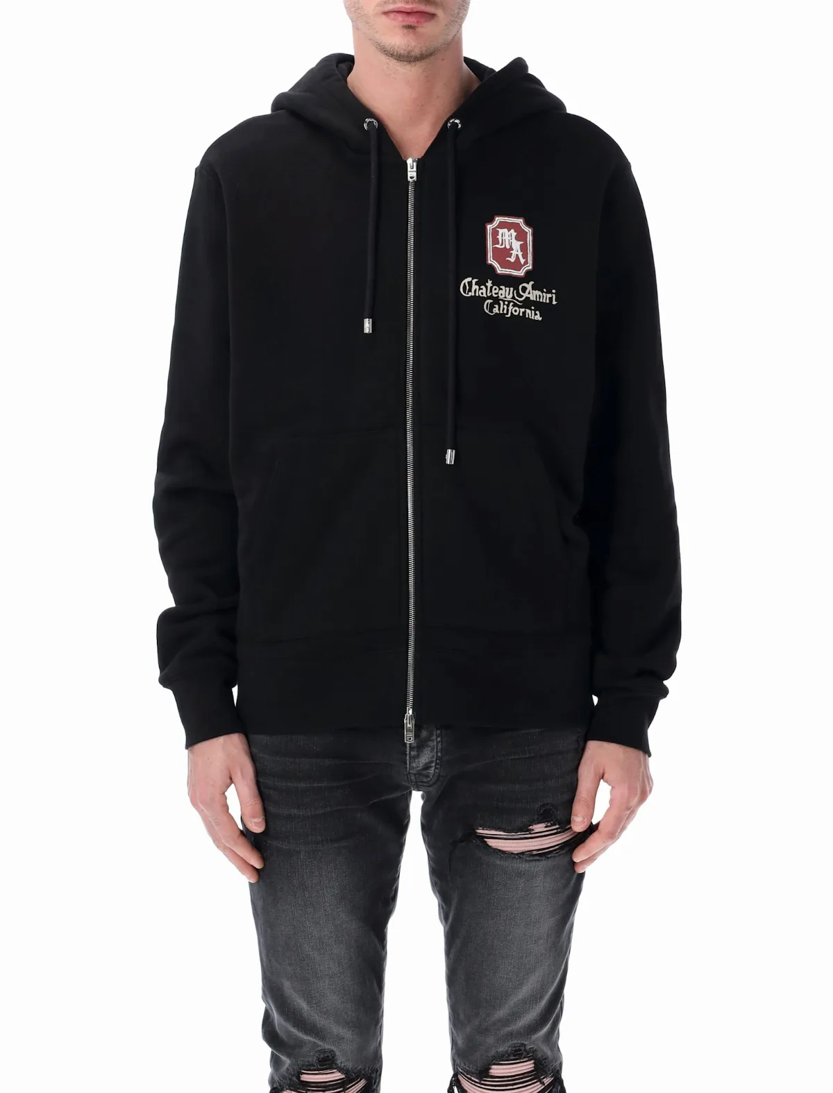Ma Chateau Zip Cotton Hoodie by AMIRI