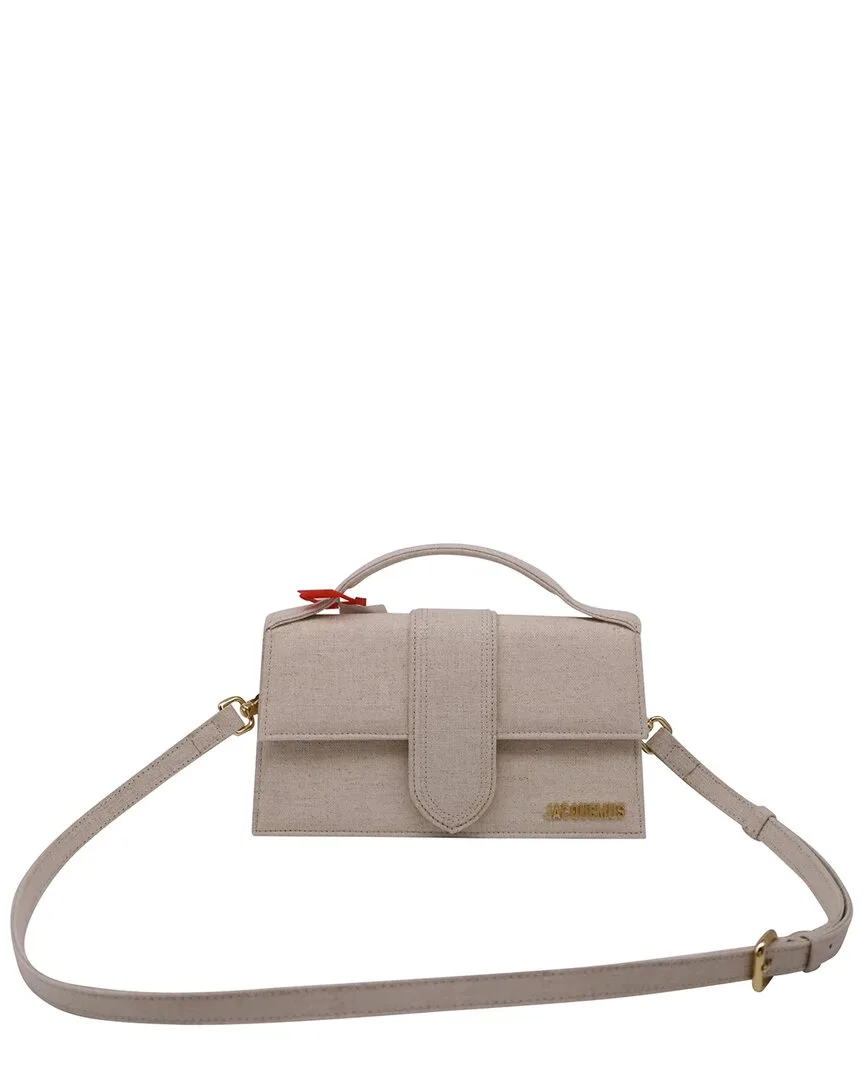 Beige Canvas Le Grand Bambino Top-Handle Bag (authentic Pre-Loved) by JACQUEMUS