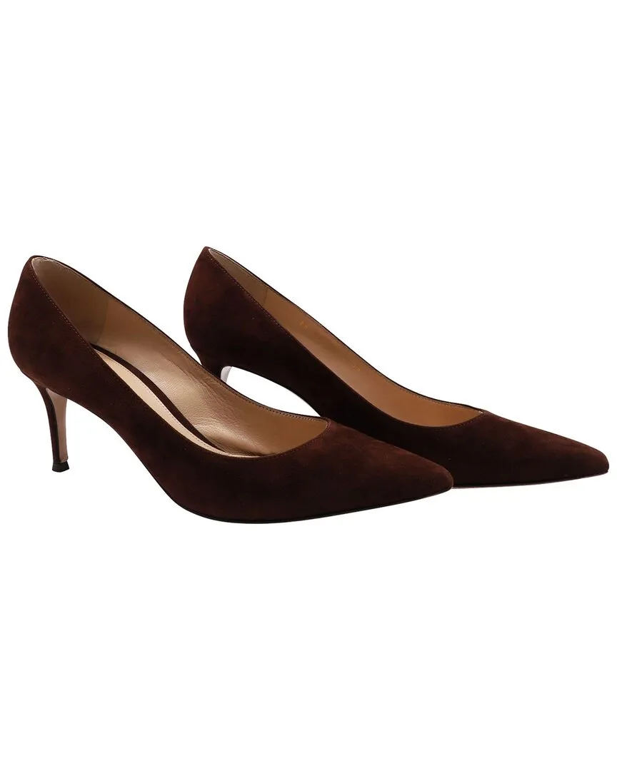 Suede 70 Pump (authentic Pre-Loved) by Gianvito Rossi
