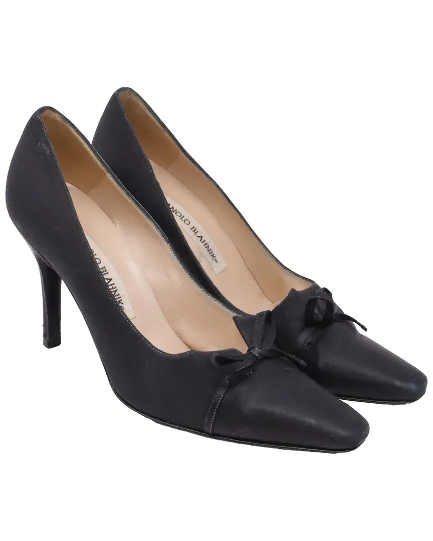 Leather Pump (authentic Pre-Loved) by Manolo Blahnik