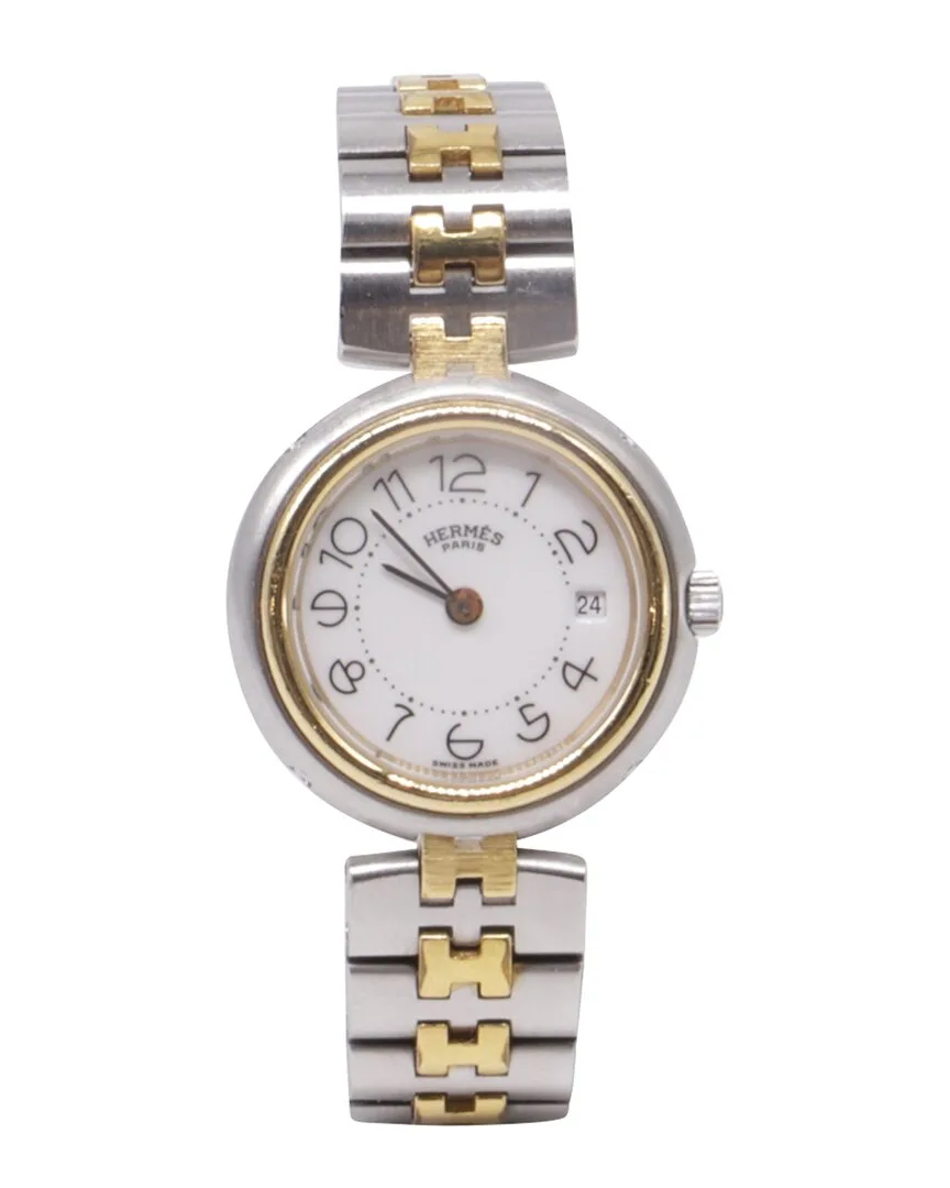 Herms Stainless Steel Profile Quartz Watch (authentic Pre-Loved) by Herms