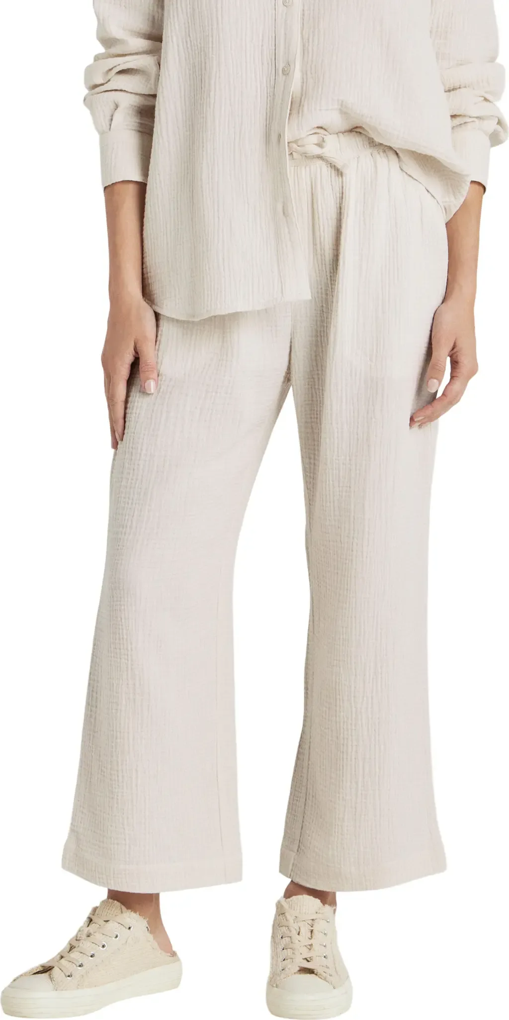 Adele Cotton Gauze Drawstring Pants by Splendid