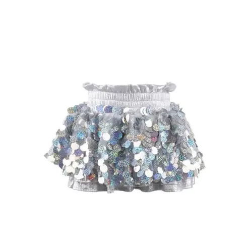 Paillette Metallic Skort by Lola + The Boys
