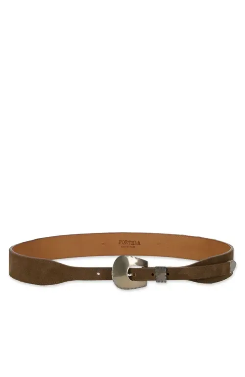 Alabama Suede Leather Belt by Fortela