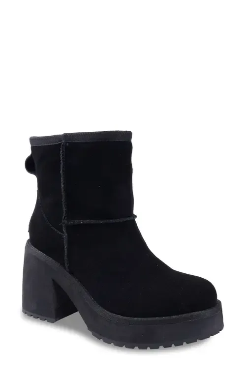 Luccia Platform Bootie in Blk Suede by Candie's