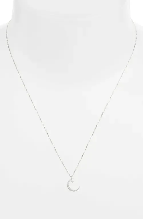 Smile Love Dream Moon & Star Pendant Necklace by Estella Bartlett