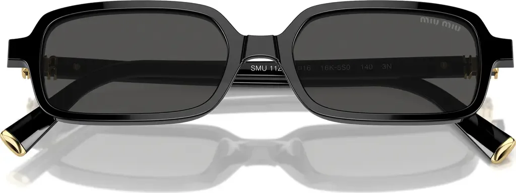 51mm Rectangular Sunglasses by Miu Miu