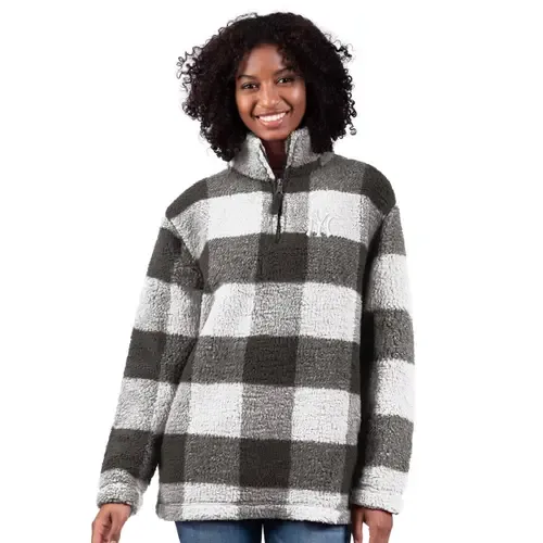 G-III 4Her by Carl Banks New York Yankees 24/7 Plaid Quarter-Zip Sherpa Jacket by G-III 4HER BY CARL BANKS
