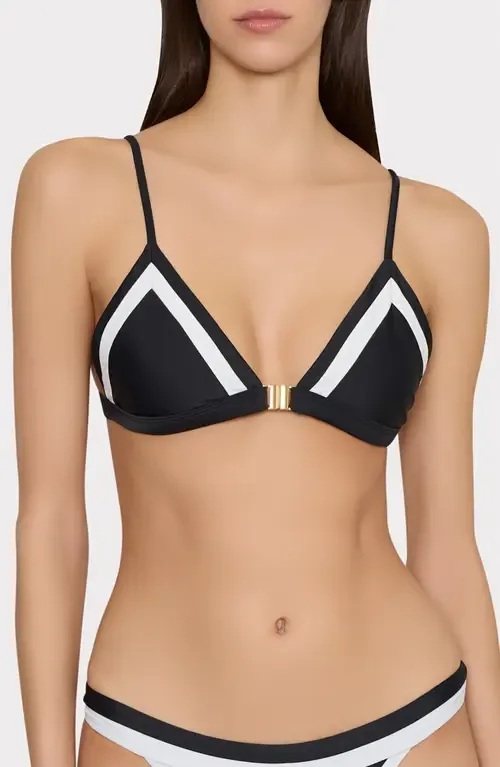 Positano Colorblock Bikini Top by Milly