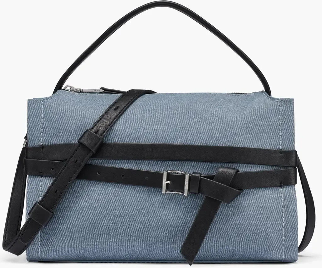 Bridie Medium Denim Crossbody by DKNY