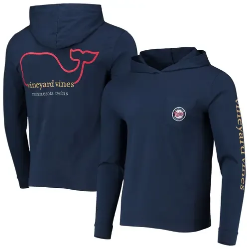 Vineyard Vines Minnesota Twins Long Sleeve Hoodie T-Shirt by vineyard vines