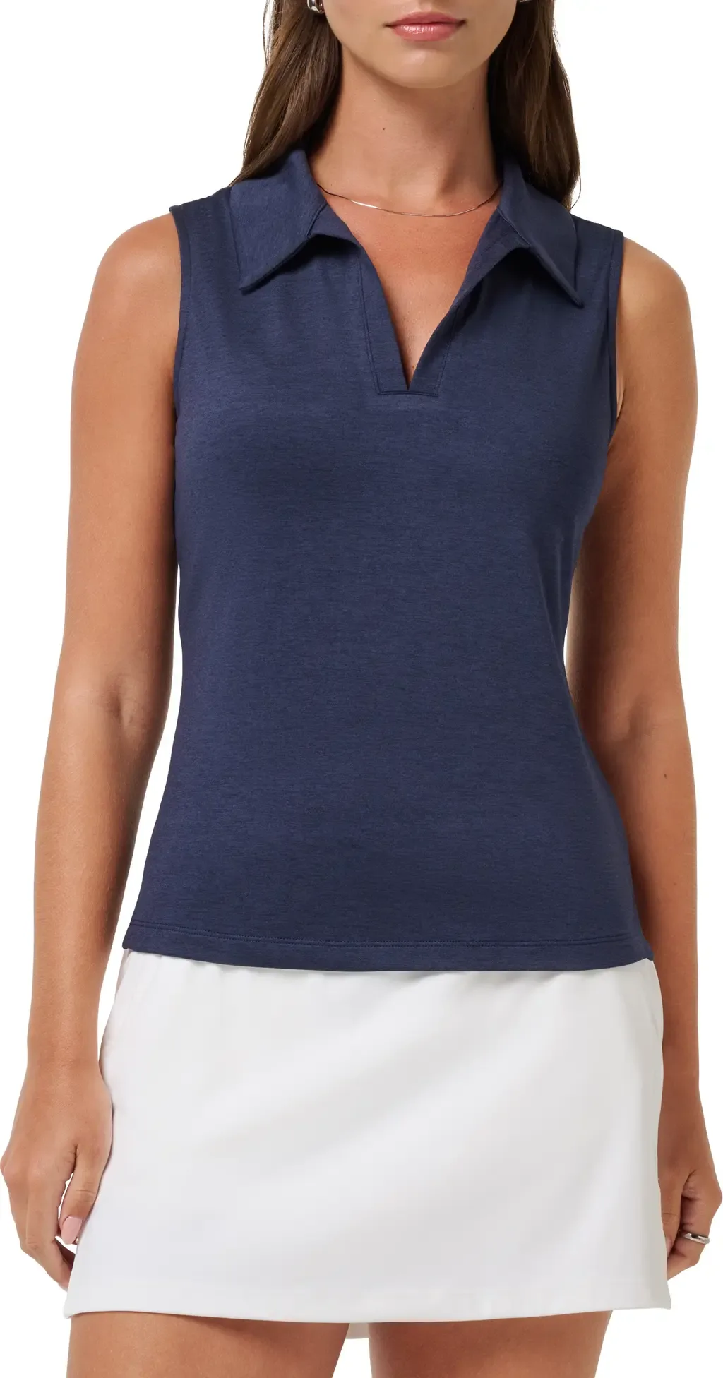 Skyloft Light Sleeveless Polo by TravisMathew