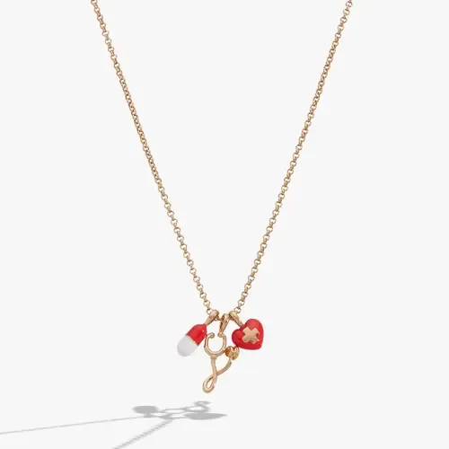 Unsung Hero Healthcare Charm Necklace by Alex and Ani
