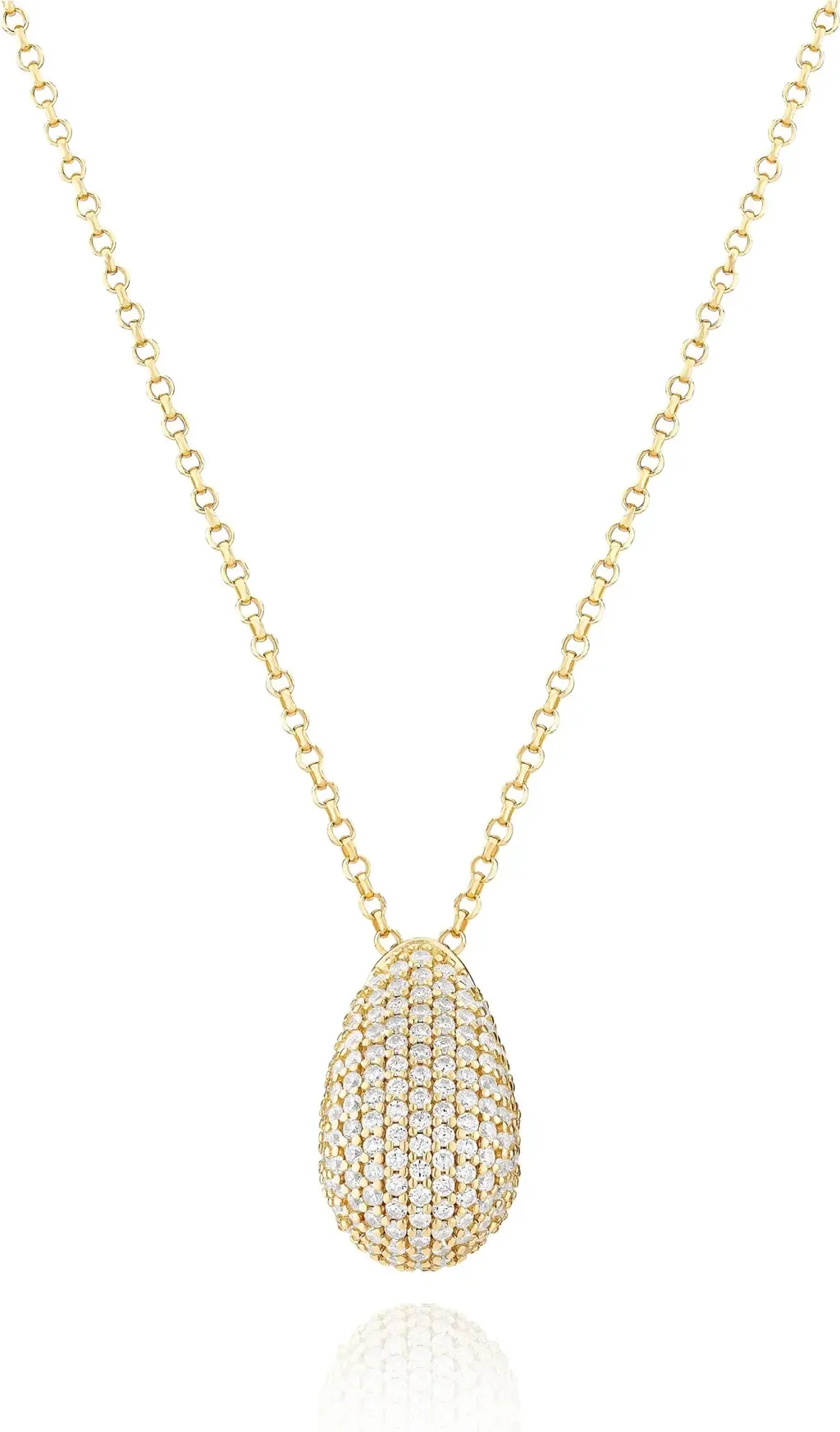 Necklace Goccia Altro in 18K Gold Plated by Sif Jakobs Jewellery