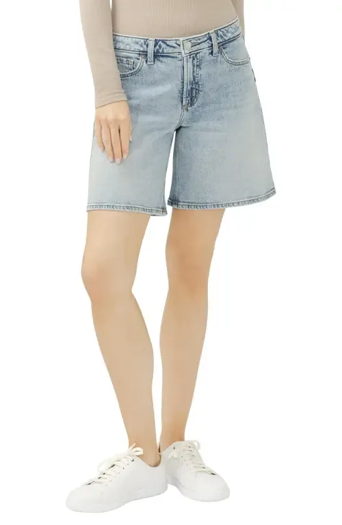 Loose & Low Denim Shorts by Silver Jeans Co.