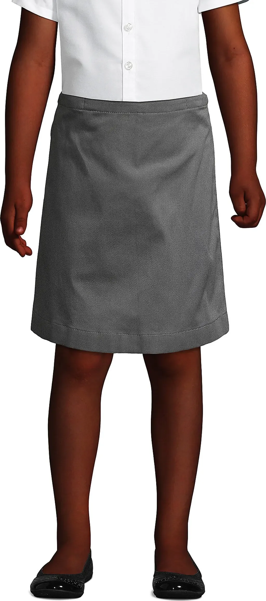 School Uniform Slim Blend Chino Skort Top of Knee by Lands' End