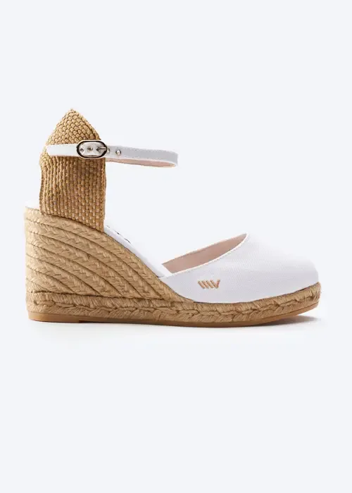 Satuna Canvas Espadrille Wedges by VISCATA