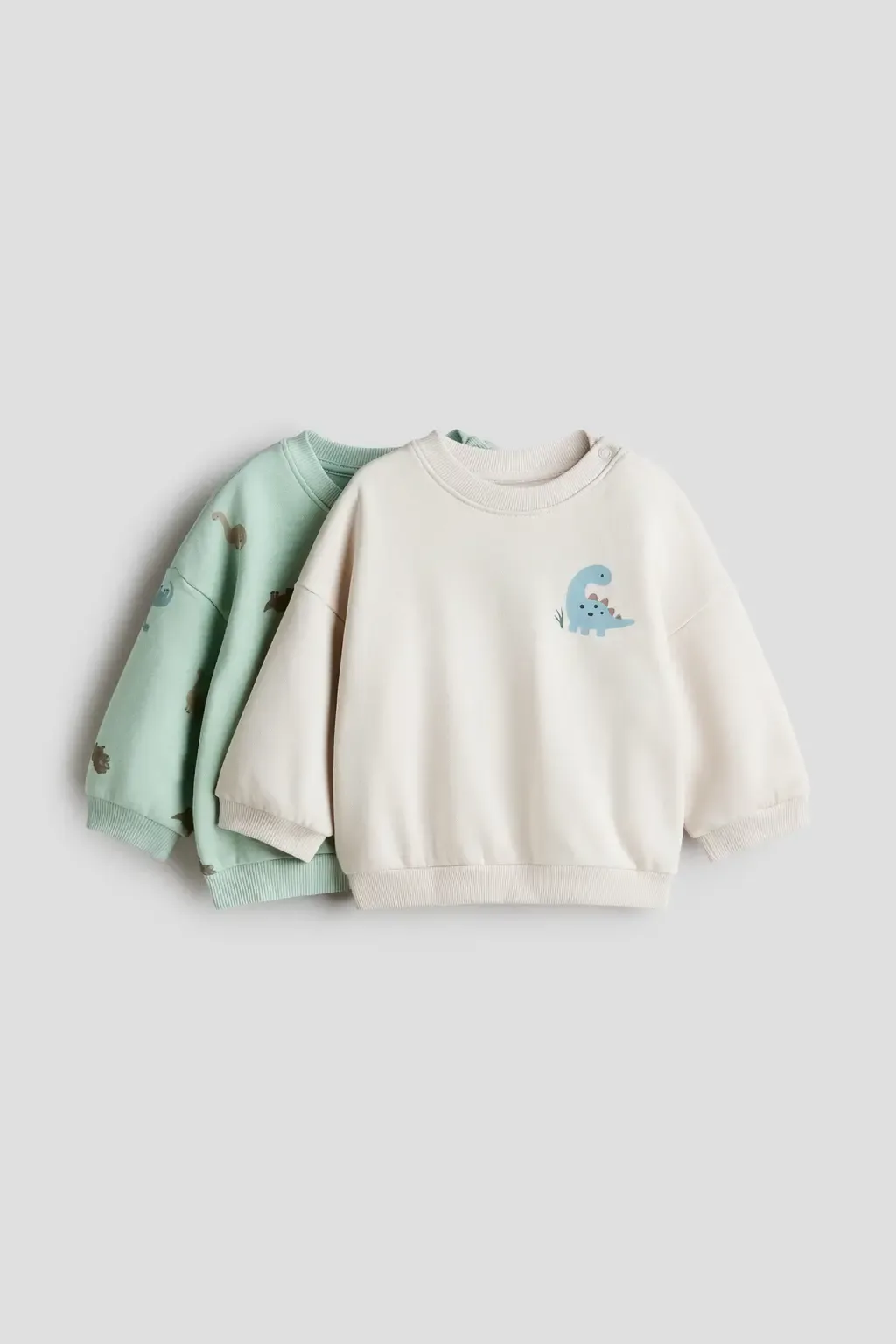 2-Pack Printed Sweatshirts by H&M