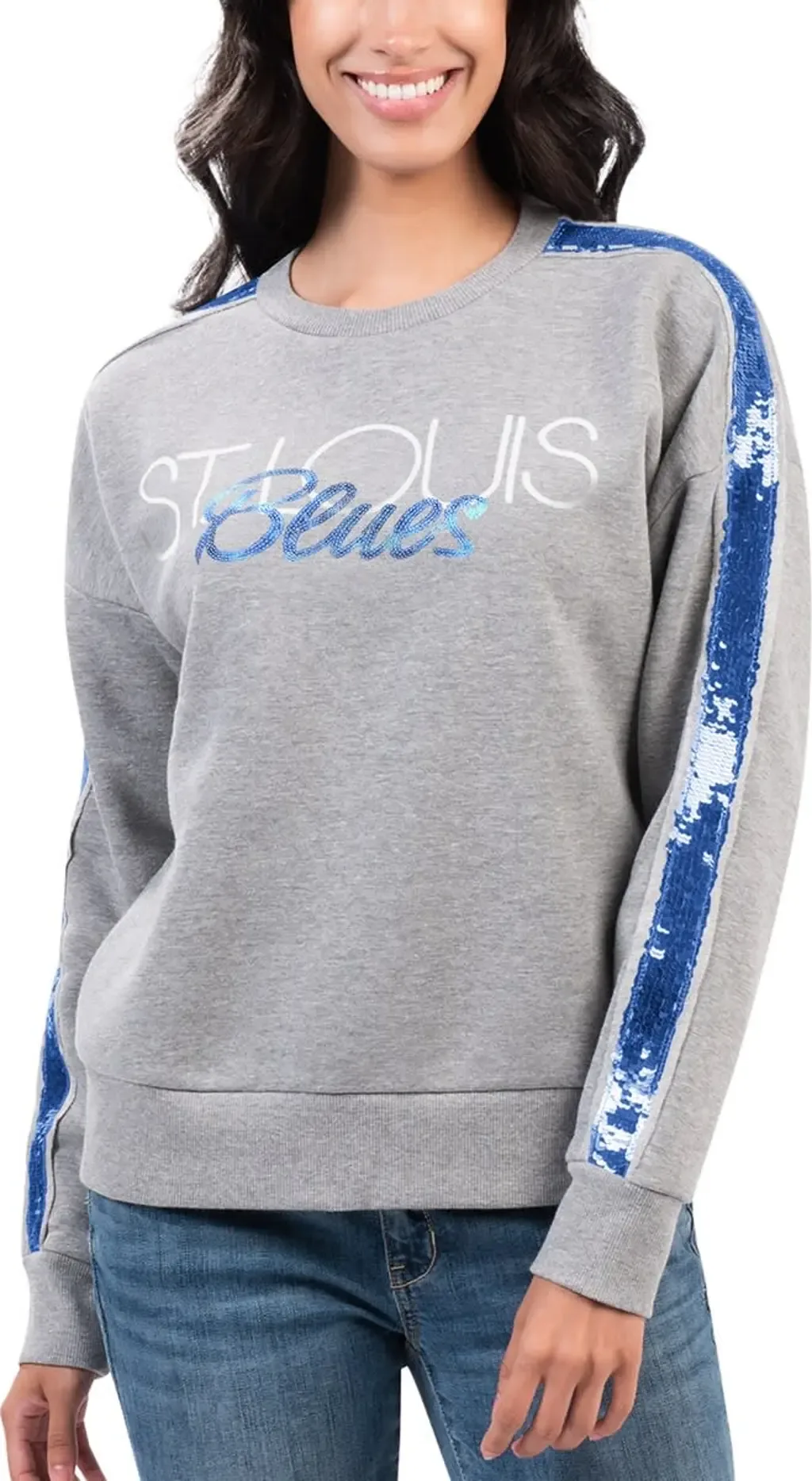 G-III 4Her by Carl Banks Gray St. Louis Blues Penalty Box Pullover Sweatshirt by G-III 4HER BY CARL BANKS