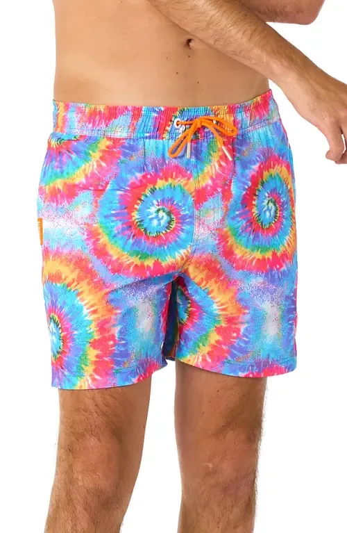Mr. Tie Dye Swim Trunks by OppoSuits
