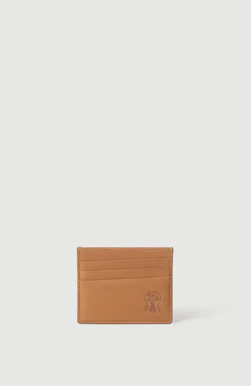 Nubuck Card Holder by Brunello Cucinelli
