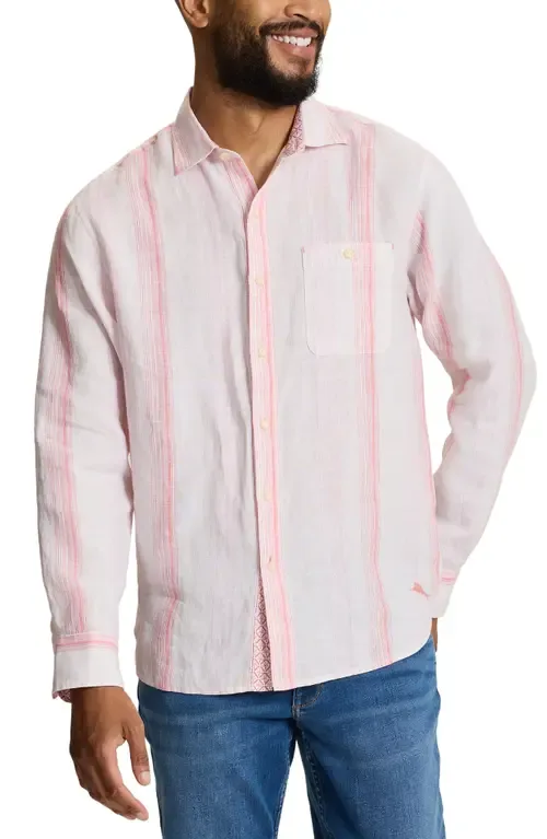 San Lucas Long Sleeve Striped Linen Shirt by Tommy Bahama