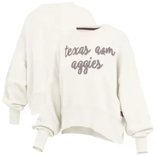 Pressbox Texas A&M Aggies Chelsea Oversized Pullover Sweatshirt by PRESSBOX