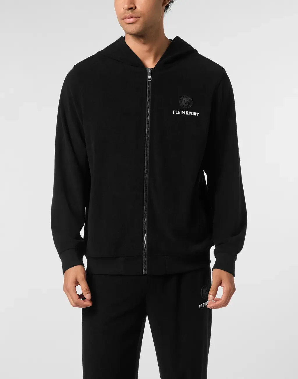 Sponge Hoodie Sweatjacket by PLEIN SPORT