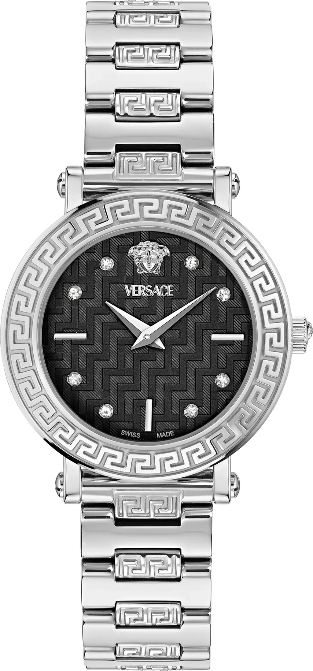 Greca Sphere Petite Bracelet Watch, 30mm by Versace