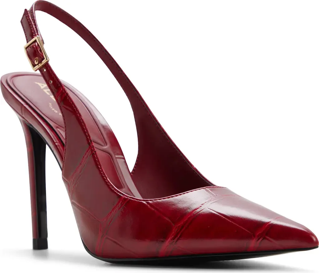 Stessysling 2.0 Croc Embossed Slingback Pump by ALDO