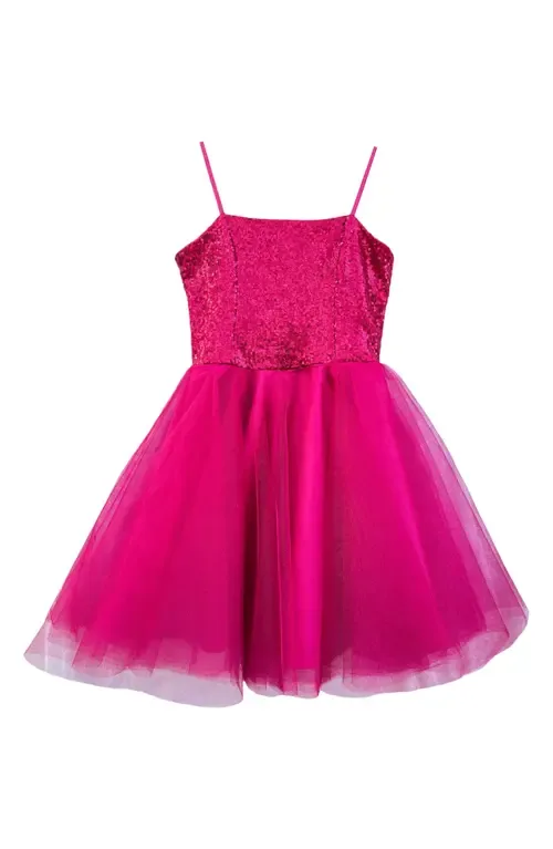 Sequin and Tulle Party Dress by Un Deux Trois