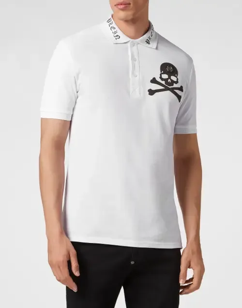 Polo Shirt Ss Skull&bones by PHILIPP PLEIN