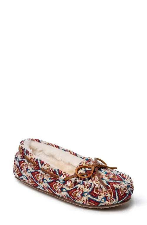 Cally Faux Fur Lined Slipper by Minnetonka