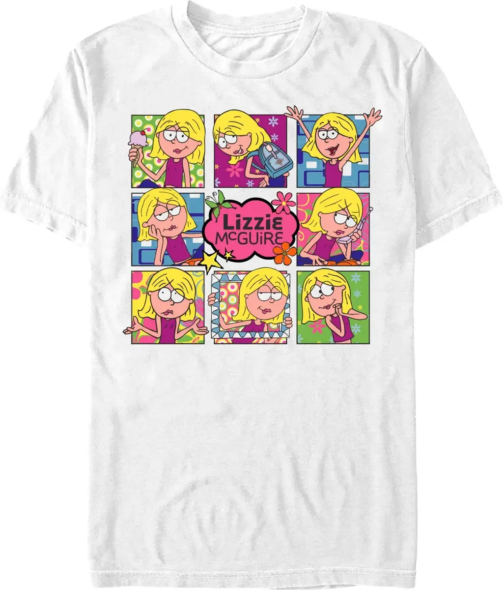 Colorful Collage Short Sleeve Graphic T-Shirt by Lizzie McGuire