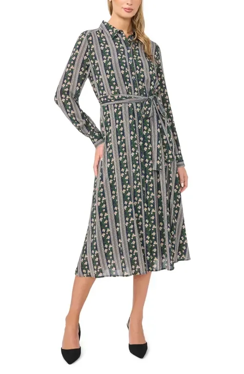 Sloan Long Sleeve Midi Shirtdress by Ted Baker