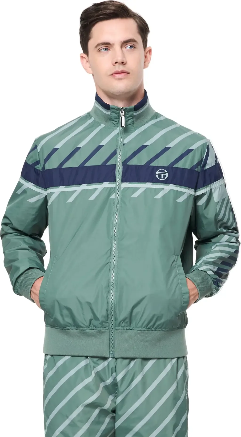 Quadretto Track Jacket by Sergio Tacchini
