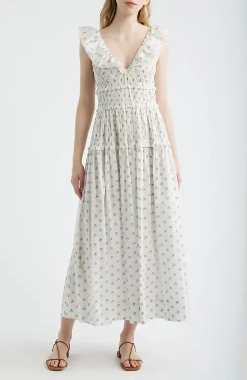 Sorina Floral Organic Cotton Dress by DÔEN