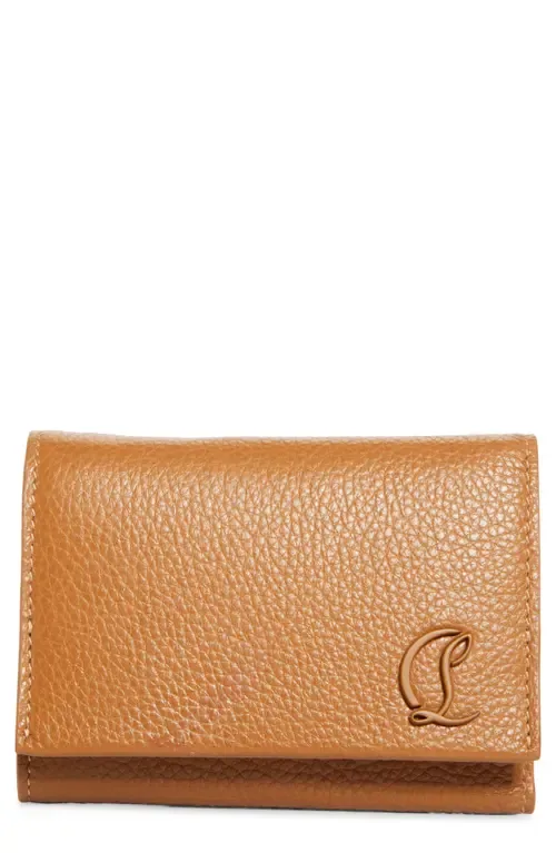 Mooncrest Compact Leather Trifold Wallet by Christian Louboutin
