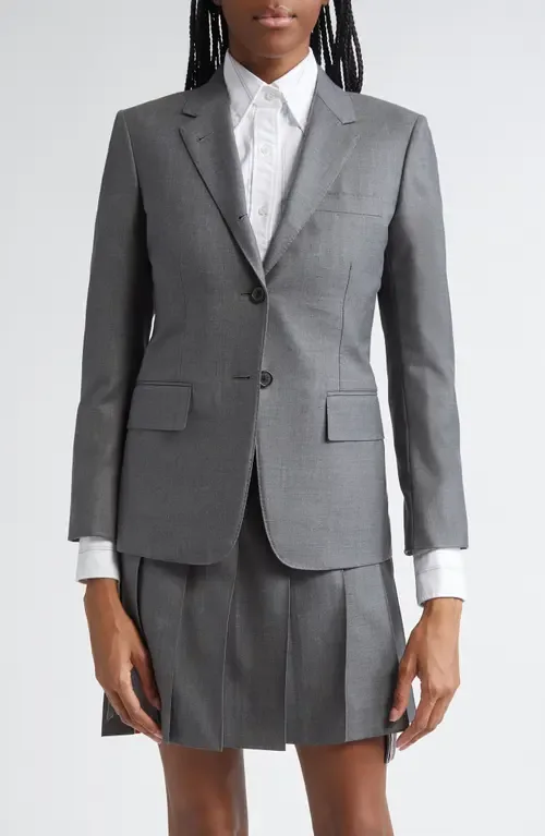 Fit 1 Wool Twill Blazer by Thom Browne