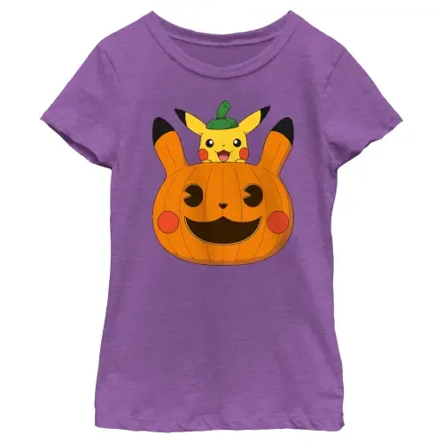 Pokemon Halloween Pikachu Jack-O'-Lantern T-Shirt by POKEMON