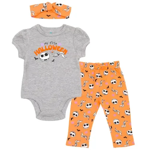 Nightmare Before Christmas Halloween Bodysuit and Pants Set by Disney