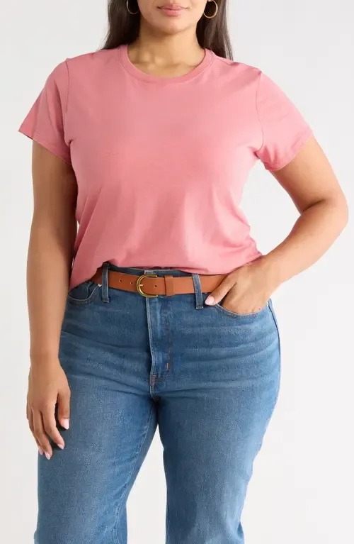 Crewneck Slub Pima Cotton T-Shirt by Nordstrom