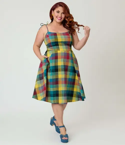 1950s Bobbie Swing Dress by Unique Vintage