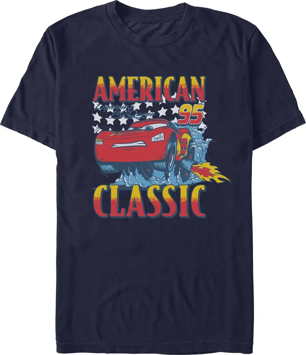 Cars American Classic Kachow Short Sleeve Graphic T-Shirt by Disney