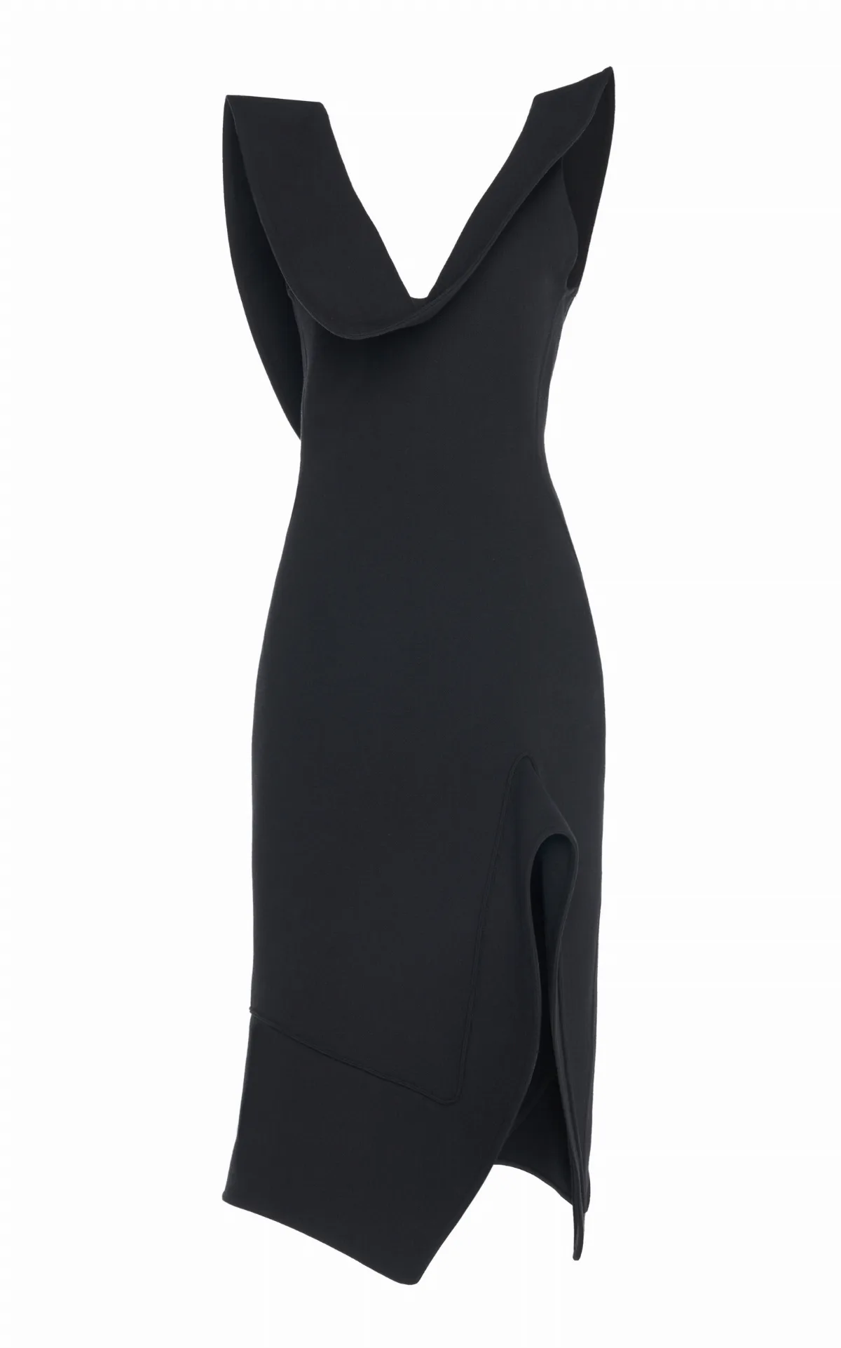 Draped Knit Midi Dress by Bottega Veneta