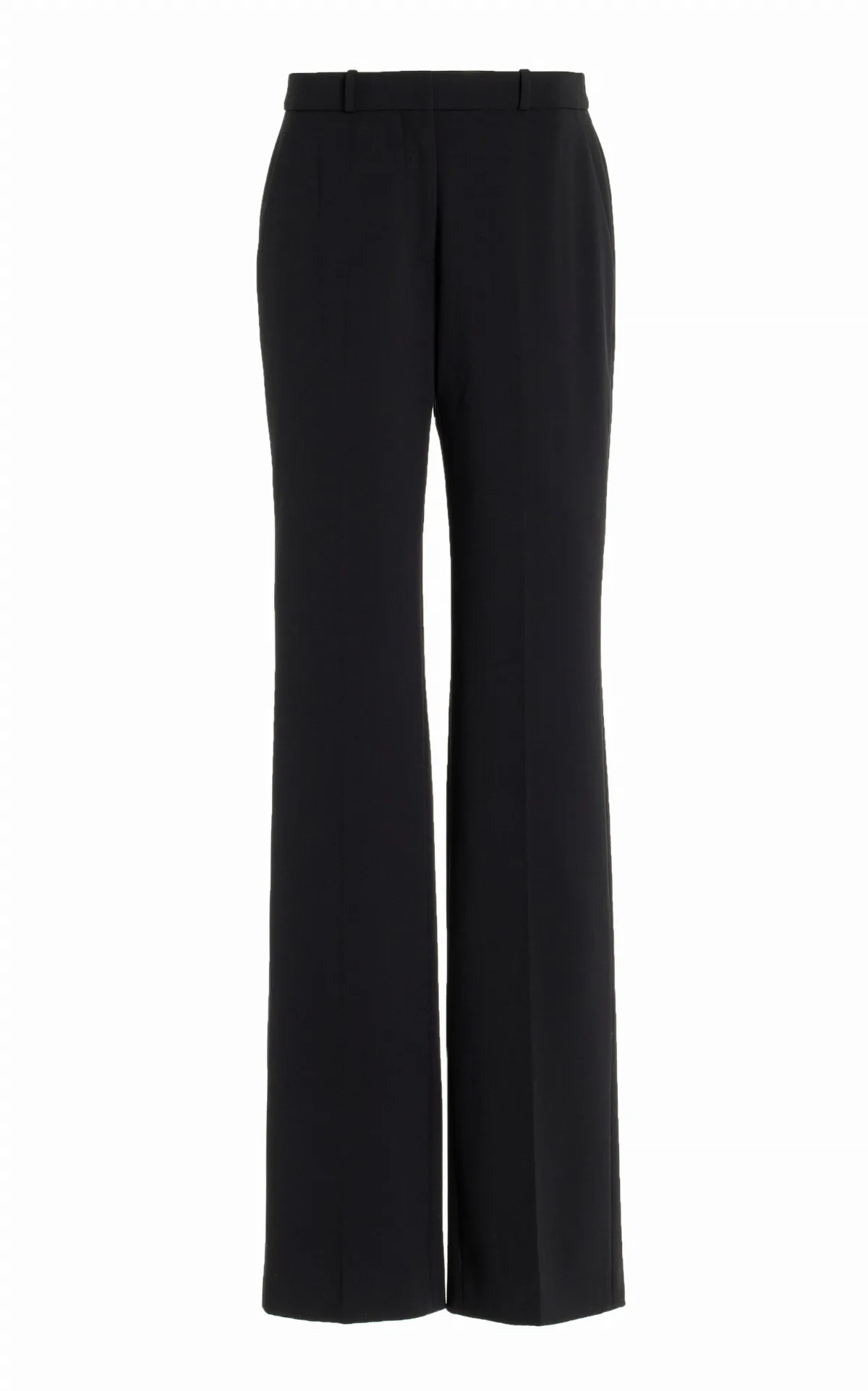 Slim Wool-Blend Straight-Leg Cigarette Pants by Del Core