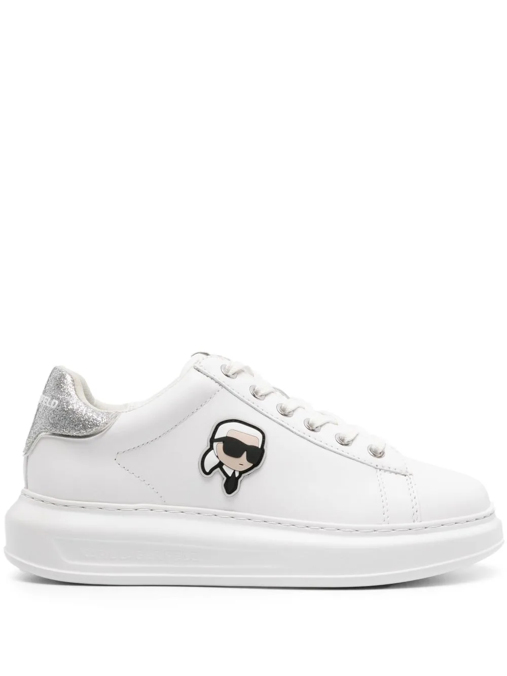 K/Ikonik Kapri Leather Sneakers by Karl Lagerfeld