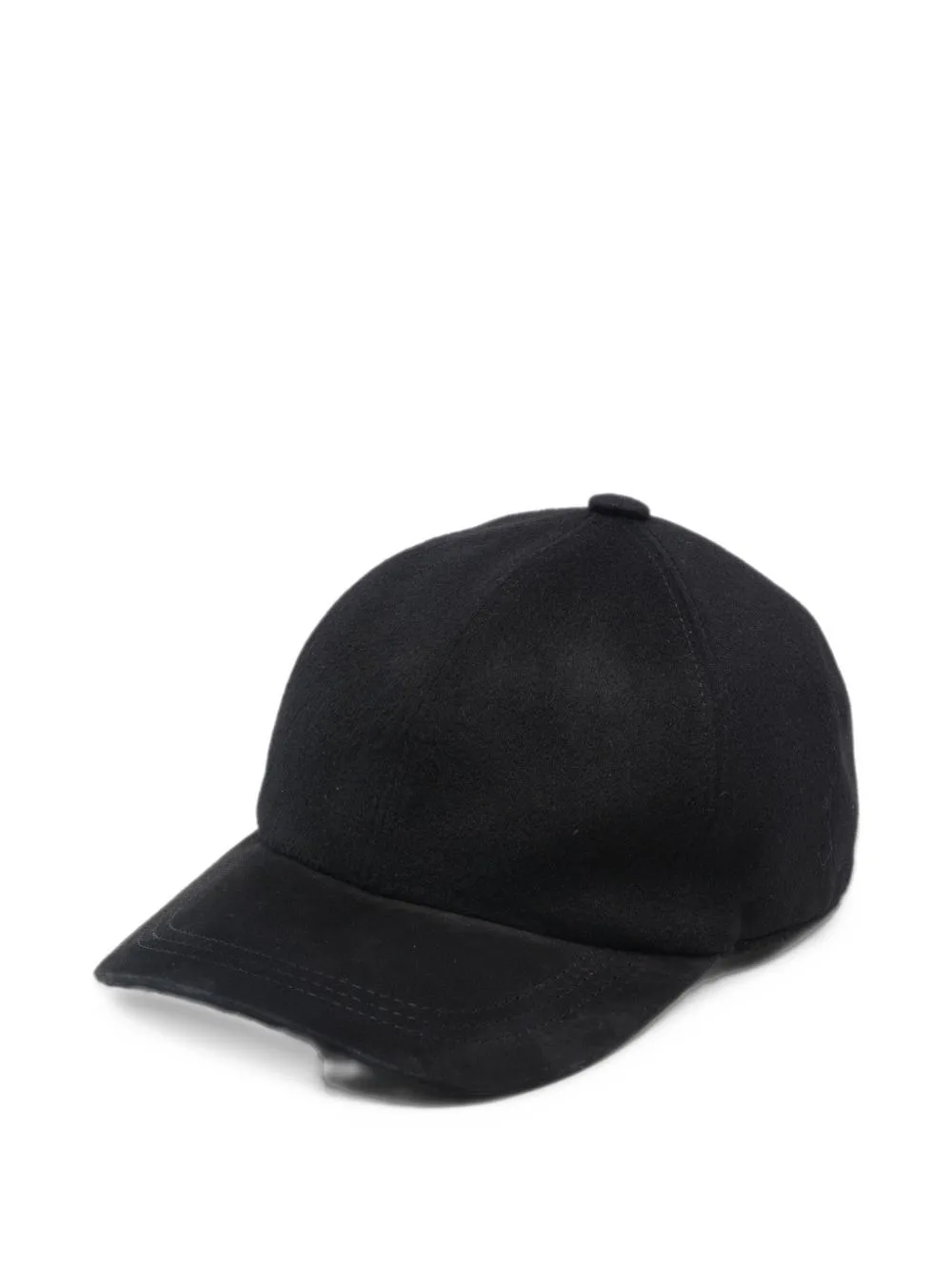 Suede-Panelled Baseball Cap by Barba